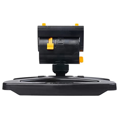 Melnor MiniMax Turbo Sprinkler, 4000 Sq Ft: 360°, Flow, Width, Range Adjust - style: QuickConnect Set