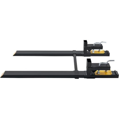 Clamp on Pallet Forks 4000 lbs with 60" Adjustable Bucket Forks