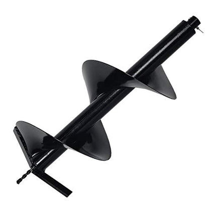 XtremepowerUS Gas-Powered V-Type 55cc 2-Stroke Post Hole Digger Auger Powerhead Engine EPA Carb with 8", 10", 12" Digging Bits Set - size: Digger + 8" 10" 12" Bits