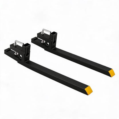 Heavy-Duty 43 in 2500 lb Clamp-On Pallet Forks