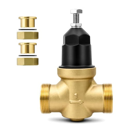 1-NR3XLDUC Pressure Reducing Valve with Double Union FNPT Copper Sweat
