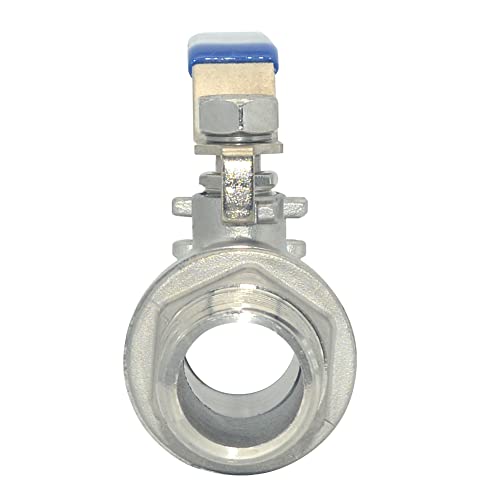 DAN SPEED 1 Inch Male x Female NPT Ball Valve S304 Stainless Steel,Full Port Heavy Duty for Water, Oil, and Gas,1000WOG (1 inch) - size: 1 Inch