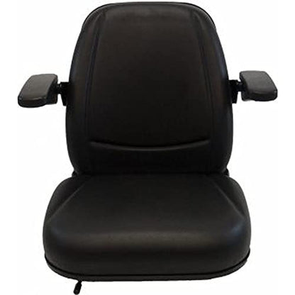 116-2943 Black Seat Fits Bobcat, New Holland, JLG, Caterpillar, Case