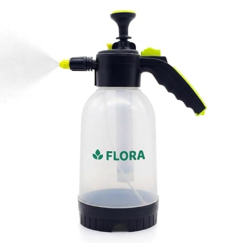 Flora 0.5 Gal Garden Pump Sprayer, Handheld Sprayer with Lock-On Trigger