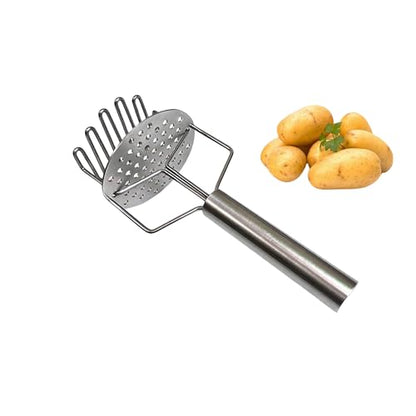 Double Potato Mashers, Stainless Steel Food Mashers, Double Potato Mash Hand Tools, Dishwasher Safe Household Kitchen Tools