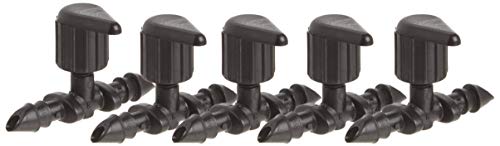 Orbit 4-Pack (20 Total Fittings) 1/4 Inch Barbed Drip Irrigation Tubing Shut-Off Valve - 5 Pack……