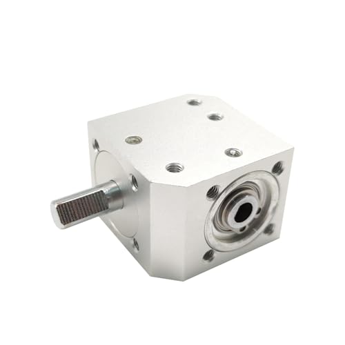 1:1 Mini Right Angle Gearbox for 37mm Diameter DC Motor 1M 20T 6mm Bore Input 90 Degree Gearbox - style: 6mm Bore Input