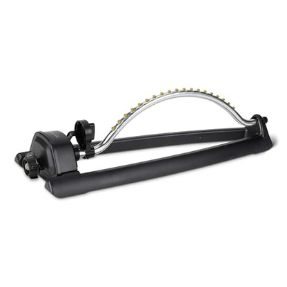 Amazon Basics Oscillating Lawn Sprinkler for Yard, Garden and Flower Beds, 3600 Square Foot Coverage, Black - style: Oscillating