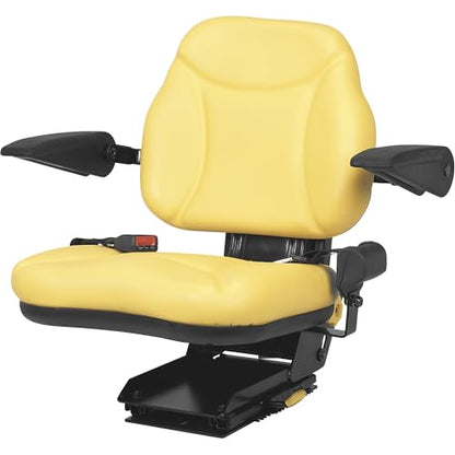 A & I Products Big Boy Suspension Tractor Seat - Yellow, Model Number BBS108YL