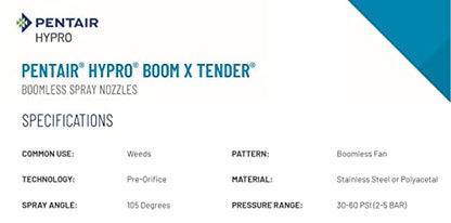 Hypro XT020-GIOKIT X Tender Boomless Blue Nozzle Part Kit