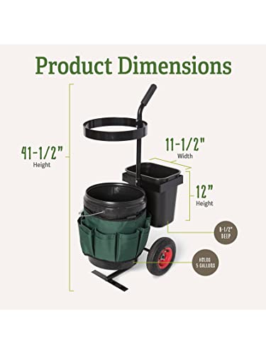 Gardener's Supply Company Heavy Duty Mobile Tool Storage Caddy