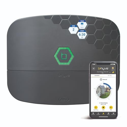 Orbit B-hyve XR Smart Sprinkler Timer - 8-Zone - WiFi-Enabled Indoor/Outdoor Irrigation Controller - App Control - Weatherproof Watering System - Multi Zone - Custom Programs - 57985 - size: 8-Zone