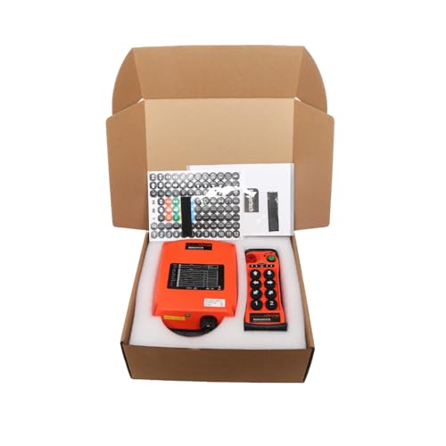 Q800 8-Button 2T1R Single Speed Industrial Wireless Crane Remote Control - style: Q800-ACDC12-24v-2T1R