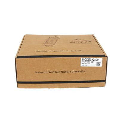 Q800 8-Button 2T1R Single Speed Industrial Wireless Crane Remote Control - style: Q800-ACDC12-24v-2T1R