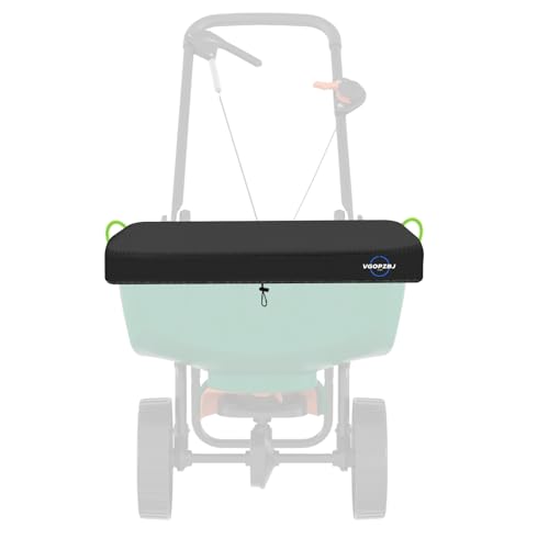Hopper Cover Waterproof, 600D Heavy Duty Oxford-Broadcast Spreader Covers for P20-5010&Agri-Fab 85lb - 100lb Fertilizer Spreade, All Weather Protection