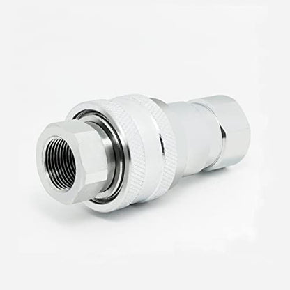Hydraulic Coupler,CEKER 3/4" NPT ISO 7241-B Quick Connect and Disconnect Tractor Hydraulic Coupling - size: ISO 7241-B 3/4" NPT