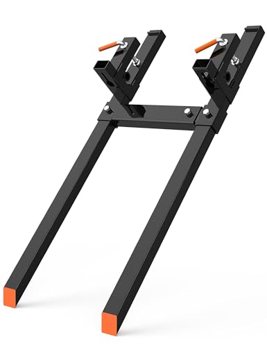 43" Heavy Duty Clamp on Pallet Forks 2000LBS Capacity - size: 43 in-2000 LBS