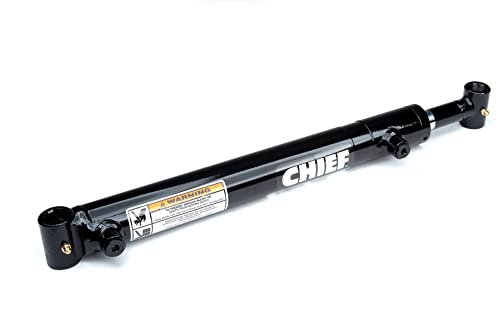 Chief LD Loader Welded Hydraulic Cylinder - Double Acting for Light Duty Applications - 2in Bore, 22.75in Stroke, 3000 PSI, Retracted 29.87in, 52.62in Extended, 9420 lbs Column Load, SAE 6 - size: 2 x 22.75