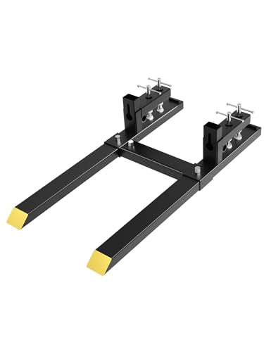 Garvee Heavy Duty Pallet Forks, 6000 Lbs Clamp on Pallet Forks 65" Length - size: 65inch 6000LBS