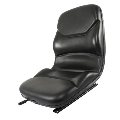 waltyotur Black Seat Replacement for Case Backhoe Loader 580C 580D 580E 580L 580M Skid Steer Loader