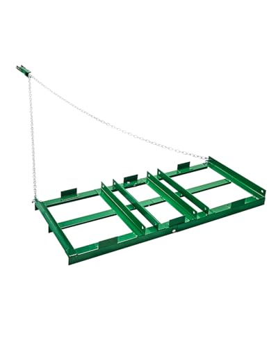 VEVOR Drag Harrow 4 ft Tow Behind Drag Harrow with 72 in Chain, Green - size: 4 FT- Green