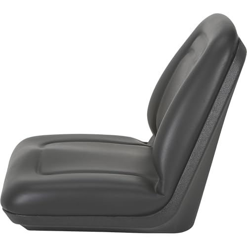 A & I Deluxe Midback Utility Lawn Mower Seat - Black, Model Number TM555BL