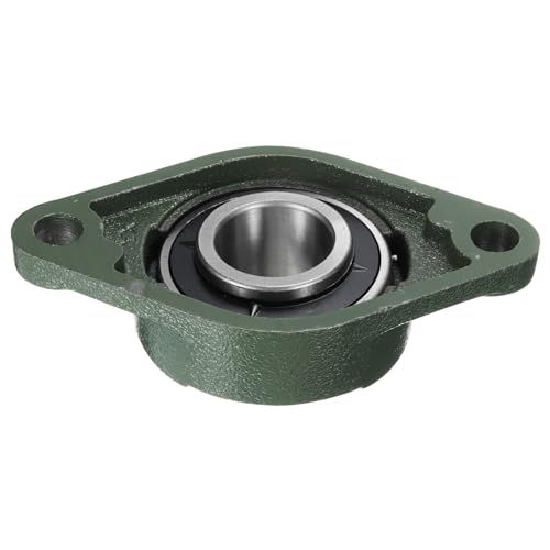 uxcell 2pcs UCFL208-24 Pillow Block Bearings 1-1/2 in Bore Self Alignment - size: UCFL208-24