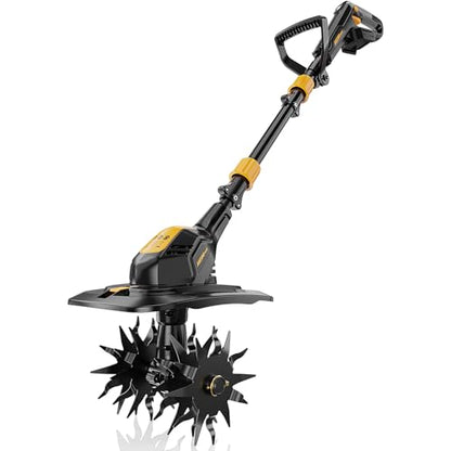 HEINPRO Cordless Tiller Cultivator Compatible with Dewalt 20V MAX Battery