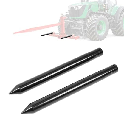 Wutist 17" Hay Bale Spear Stabilizer for Skid Steer Mount Plate Tractors