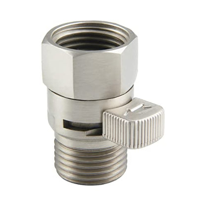 APLusee Shower Head Flow Restrictor for Bathroom Shower, Brushed Nickel - color: Brushed Nickel