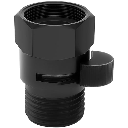 Midanya G1/2" Water Flow Control Shower Shut Off Valve,Matte Black - color: Black