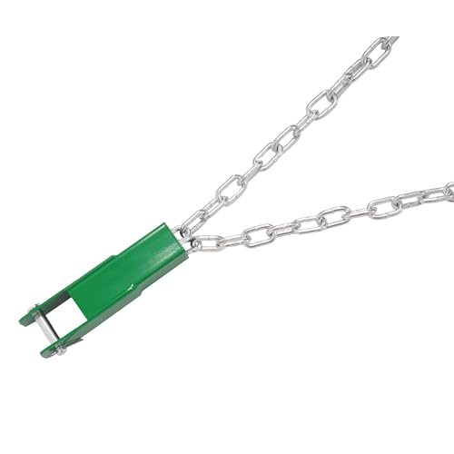 ALMULOO 4FT Drag Harrow Heavy Duty Steel Chain Harrow, Tow Behind Lawn