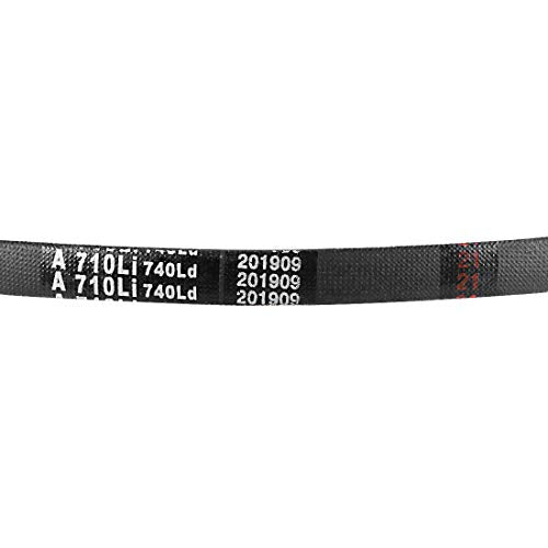 uxcell A710 V-Belts 710mm Inner Girth 13mm Top Width 8mm Thickness A-Section Rubber Drive Transmission Belt 2pcs - size: 28"
