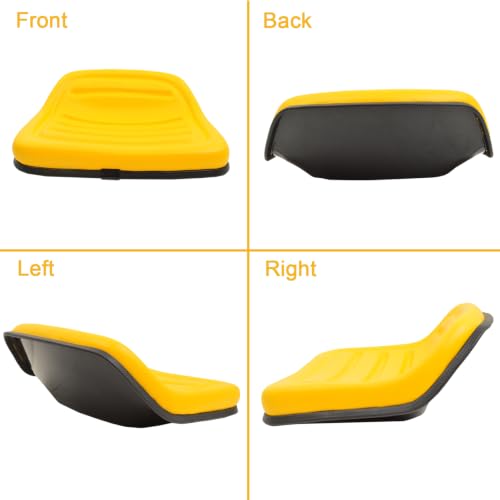 Universal Forklift Seat with Micro Switch, Tractor Seat - color: Yellow