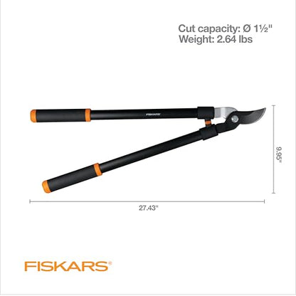 Fiskars 28” Garden Bypass Loppers, Tree Trimmer with 1.5" Cut Capacity - style: 28" Standard Bypass