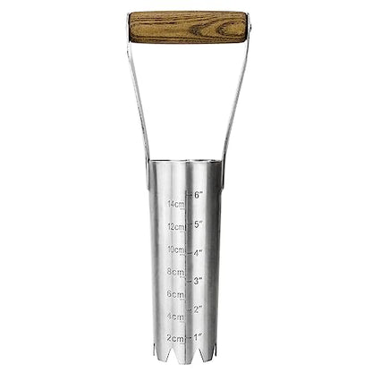 Haliaeetus Bulb Planter Tool, 6 inches Depth Mark Tulip Bulb Planter Tool - size: 6'' Depth Mark Bulb Planter Tool