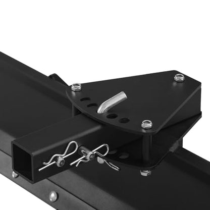 3 Point 42 Inch Rear Blade for Grading and Scraping, ATV/UTV Scrape Blade Implement, 2" Reciever Compatible Adjustable Angles, for Gravel, Landscaping, Snow and More