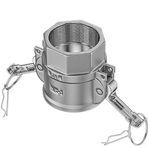316 Stainless Steel 1 1/2" Camlock Fitting - Female thread pipe fitting - size: Cam lock 1 1/2" Type D+A