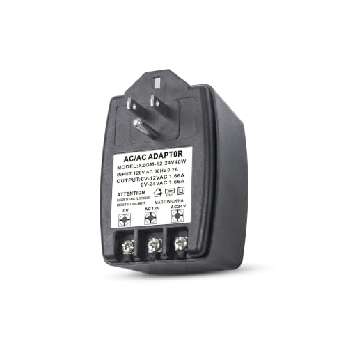 Dual 12V&24V 1.66A Sprinkler Transformer for Hunter Rain Bird
