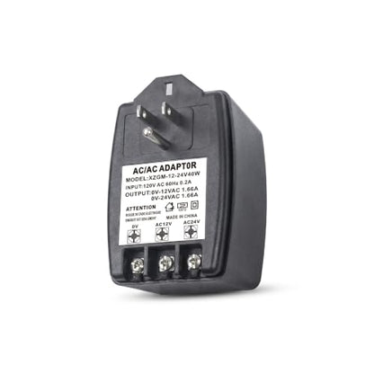 Dual 12V&24V 1.66A Sprinkler Transformer for Hunter Rain Bird