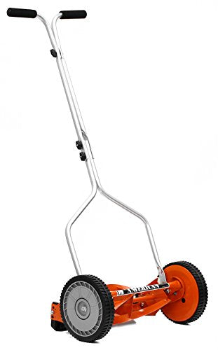 American Lawn Mower 1204-14 14-Inch 4-Blade Push Reel Lawn Mower, Red - size: 14" 4 blade