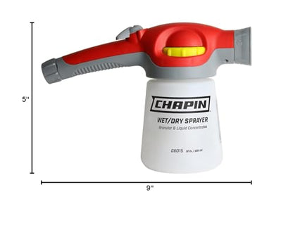 Chapin International G6015 Wet/Dry Hose-End Sprayer, Translucent - size: No Size