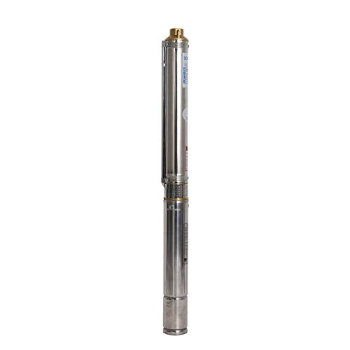Submersible Pumps 2.5" OD Pipe 220V/60HZ 0.75KW 1HP Stainless Steel 1" Outlet Submersible Bore Pump Deep Well Pump with Control Box for Farm Irrigation - size: 220V/60Hz 0.75KW 1HP 1"
