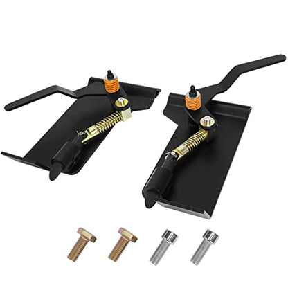 YITAMOTOR Global Skid Steer Quick Tach Adapter, Weld-On Bobtach Latch Box