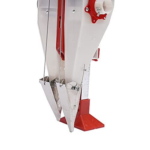 Manual Seeder, Adjustable Handheld Peanut Corn Planter Bean Spot Seeder Vegetable Seeders Row Planter Tool for Soybean Peanut Corn Precise Quantification Sowing (Dual-Nozzle) - size: Dual-nozzle