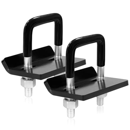 DEEAGLE Hitch Tightener Anti Rattle Stabilizer for 1.25" to 2" Hitch - size: 2 inch, style: 2 Pack-Black