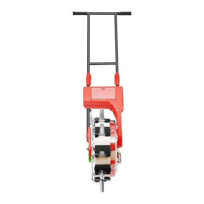 Portable Hand-Push Seeder 10 Mouth Walk-Behind Maize Soybean Planter - size: 10 Nozzles