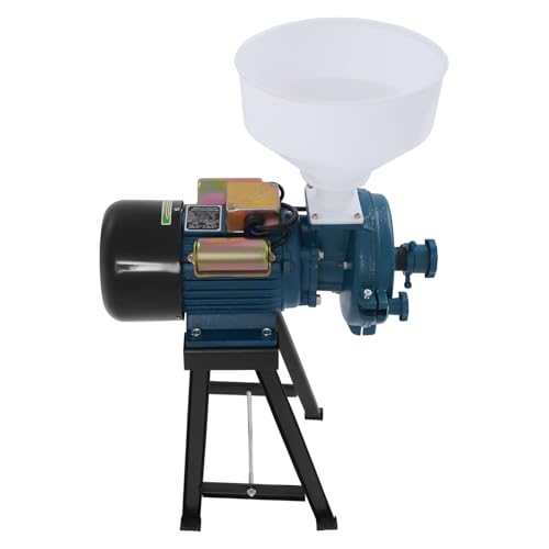 110V 2200W Commercial Corn Grinder Electric Dry Grain Mill with Funnel - color: 110V 2200W 1400RPM, Dry Grinder