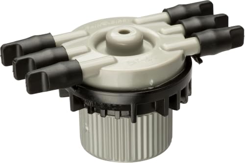Rain Bird MANIFRE6S Drip Irrigation 6-Port Manifold, Unregulated Free Flow (Pack of 10) - size: 1/2" NPT x 1/4" Drip (Pack of 10), style: 6-Port Free Flow (Pack of 10)