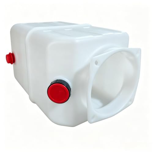 6 Quart Poly Power Unit Fluid Reservoir Tank - size: 6 Quart
